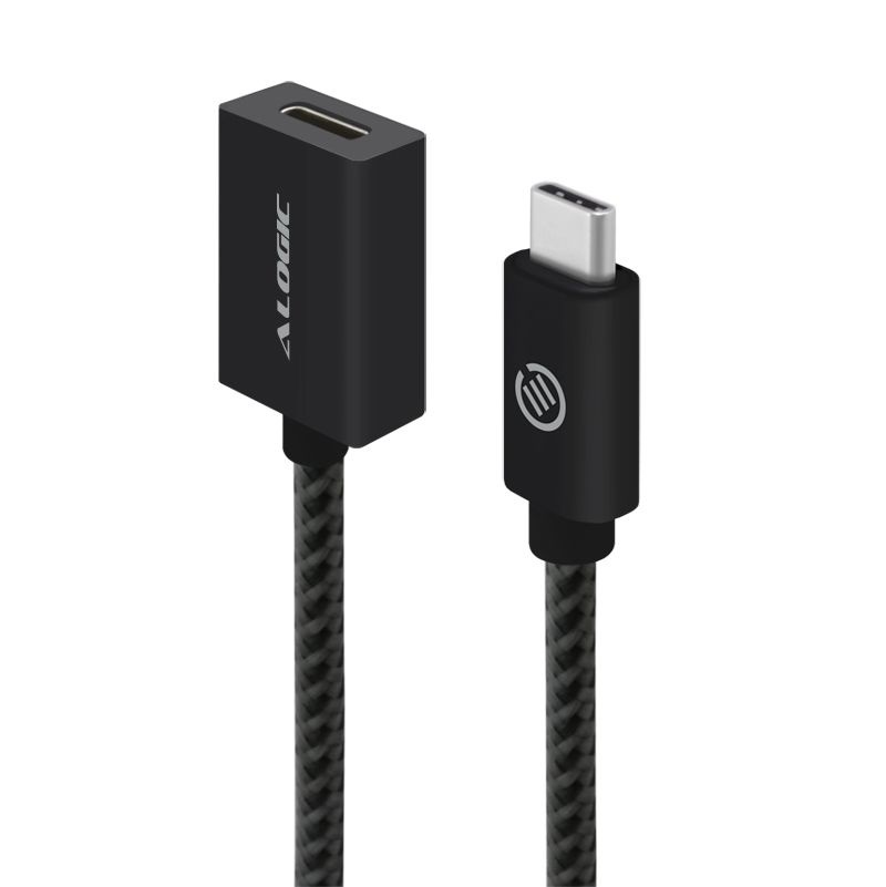 ALOGIC MU31CC-EXT-050BLK cavo USB USB 3.2 Gen 2 (3.1 Gen 2) 0,5 m USB C Nero