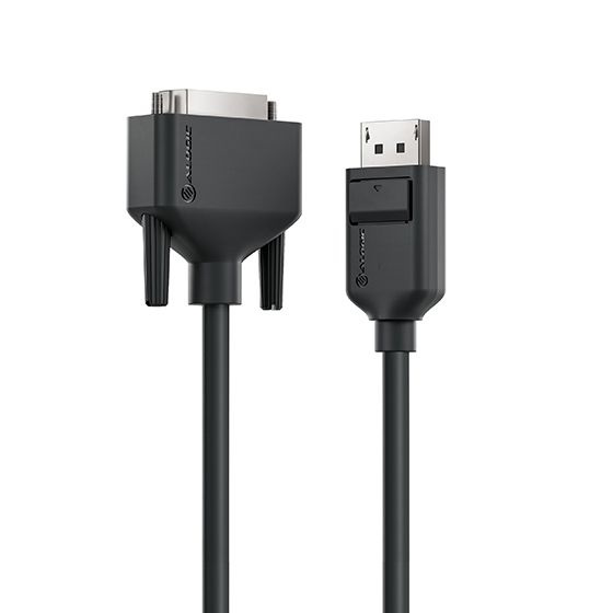 ALOGIC Cavo DisplayPort a DVI 2m - Supporto DVI-D fino a 1920x1200, Full HD 1080p, Velocità dati 4,95 Gbps
