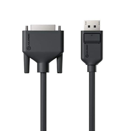 ALOGIC Cavo DisplayPort a DVI 2m - Supporto DVI-D fino a 1920x1200, Full HD 1080p, Velocità dati 4,95 Gbps