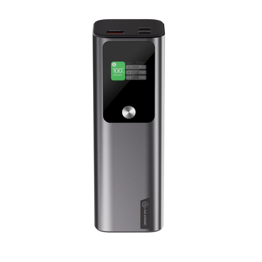 ALOGIC Ark Power Bank 27.000mAh con Ricarica USB-C 140W e 3 Porte di Uscita