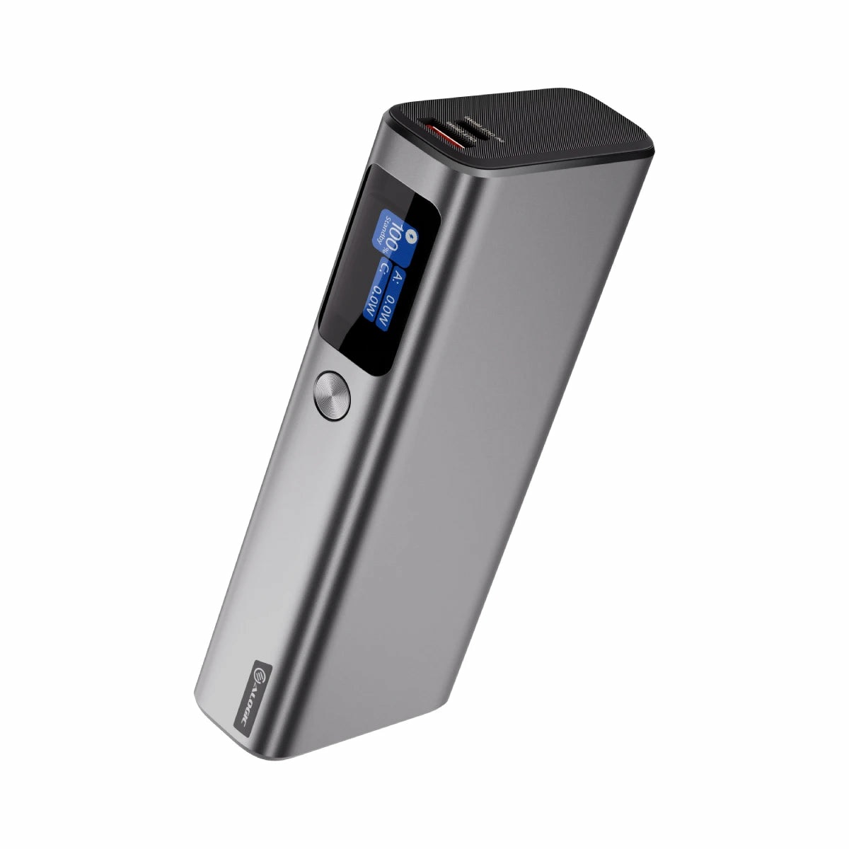 Alogic Power Bank Ruck 20000 mAh 130 W con 3 Porte - Nero e Argento