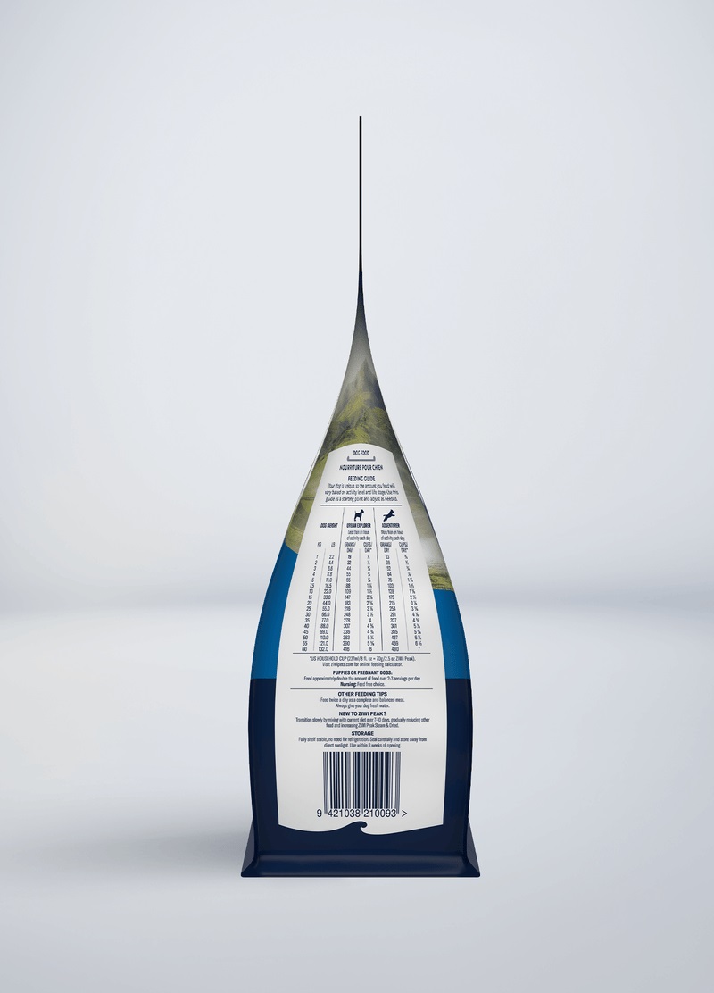 ZIWIPEAK Dog Steam & Dried Cibo Secco per Cani con Agnello - 800 g