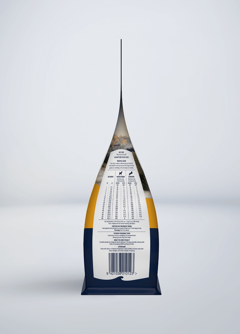 ZIWIPEAK Cibo Secco per Cani - Pollo Essiccato Senza Gabbia con Frutta, 800 g, Alto Contenuto Proteico e Senza Cereali