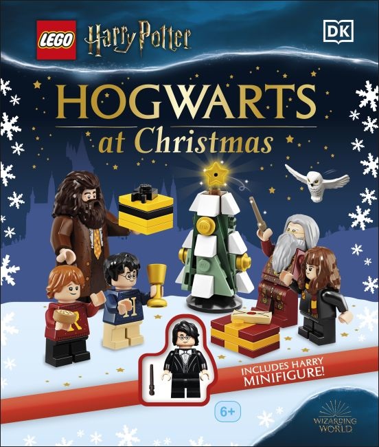 LEGO Harry Potter Hogwarts at Christmas - Libro illustrato a colori con minifigure, Copertina rigida, 80 pagine, per bambini 6