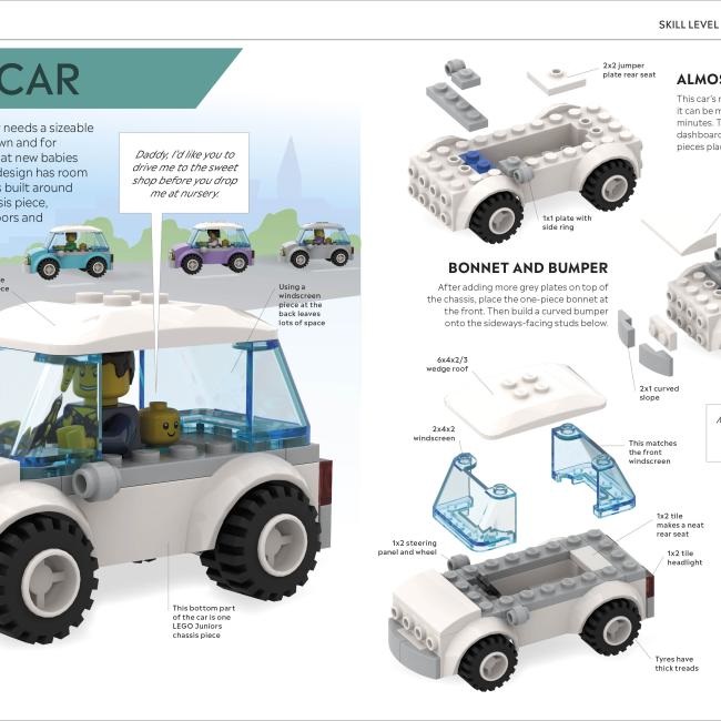 LEGO How to Build LEGO Cars - Guida alla costruzione di veicoli LEGO, Copertina rigida, 96 pagine, Inglese