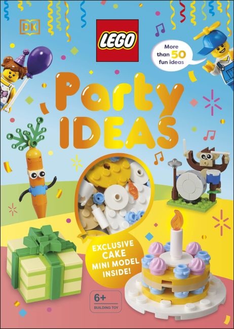 LEGO Party Ideas - Libro per Bambini e Teenager con Copertina Rigida, 80 Pagine e Mini Modello di Torta LEGO Esclusivo