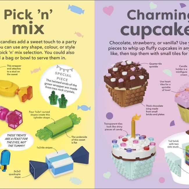 LEGO Party Ideas - Libro per Bambini e Teenager con Copertina Rigida, 80 Pagine e Mini Modello di Torta LEGO Esclusivo
