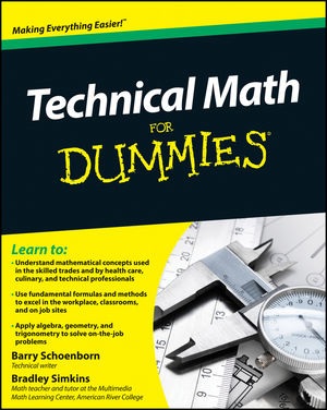 ISBN Technical Math For Dummies libro Inglese Libro in brossura 384 pagine