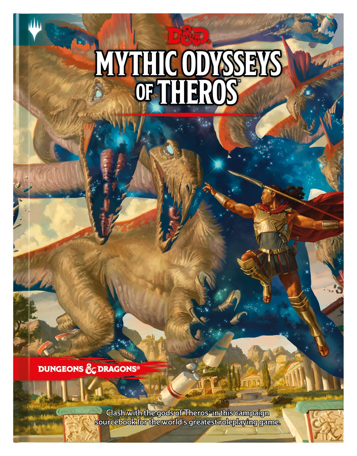 Wizards of the Coast Dungeons & Dragons Mythic Odysseys of Theros - Campaign Sourcebook (Versione Inglese, 145 Pagine, Edizione 1, Copertina Rigida)
