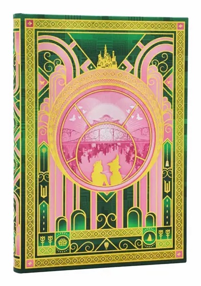 Paperblanks La Magia di Wicked - Diario a Copertina Rigida Midi con Righe, 144 Pagine, Chiusura Elastico