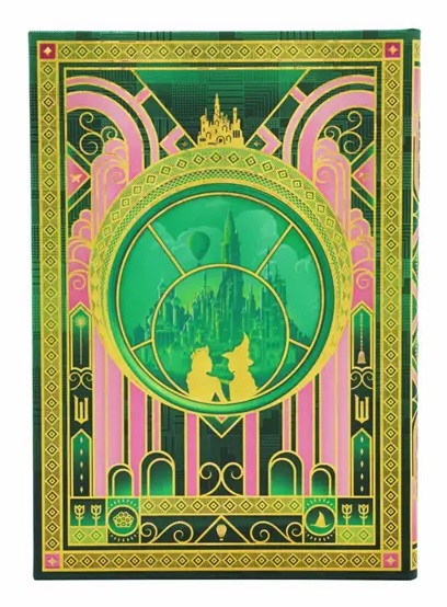 Paperblanks La Magia di Wicked - Diario a Copertina Rigida Midi con Righe, 144 Pagine, Chiusura Elastico