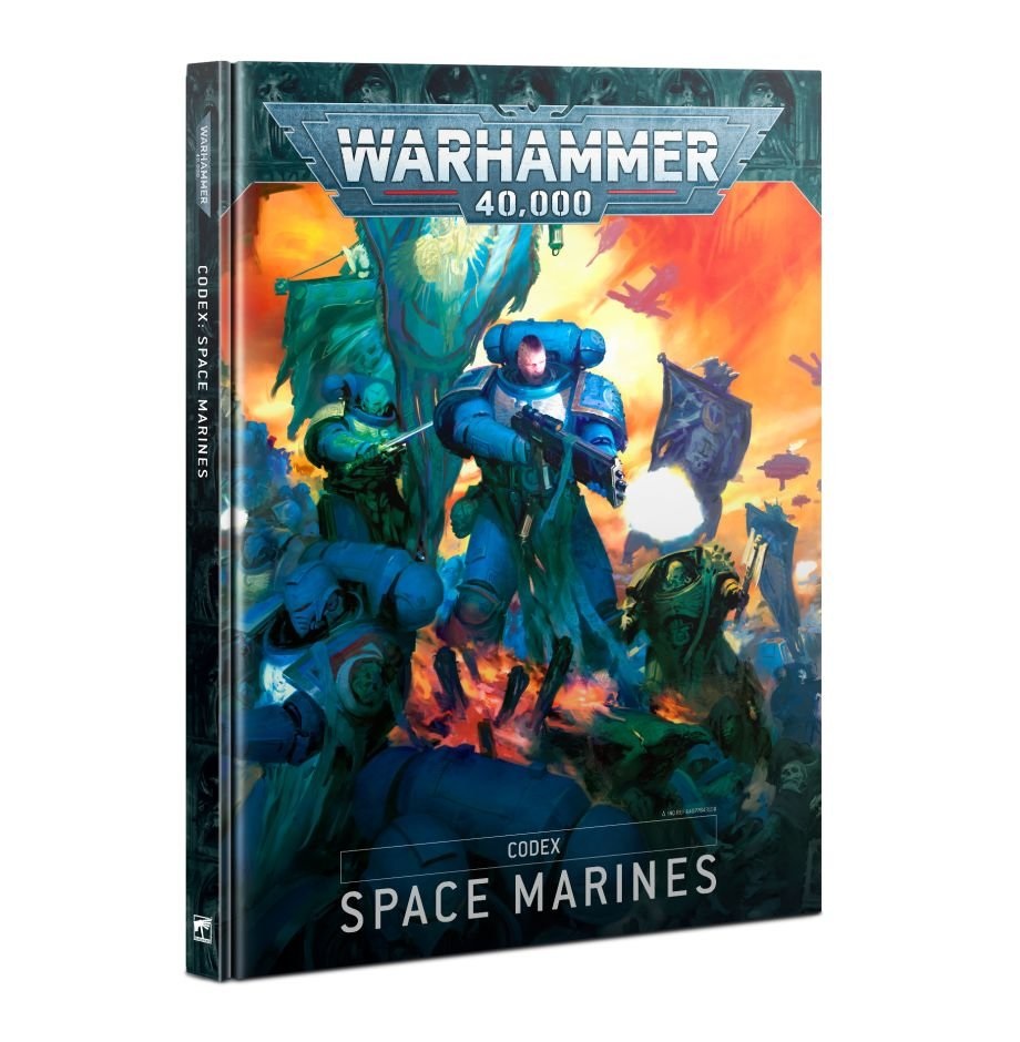 Games Workshop - Warhammer 40,000 - CODEX: Space Marines (10a edizione - 2023) - Libro delle regole con 216 pagine