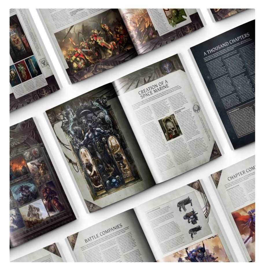 Games Workshop - Warhammer 40,000 - CODEX: Space Marines (10a edizione - 2023) - Libro delle regole con 216 pagine