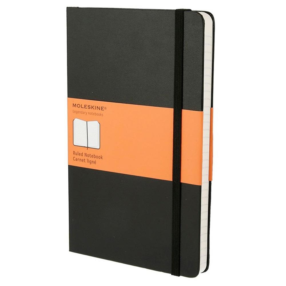 Moleskine Taccuino Large A Righe 240 Fogli Copertina Rigida Nero QP060
