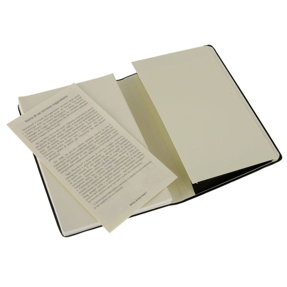 Moleskine Taccuino Large A Righe 240 Fogli Copertina Rigida Nero QP060